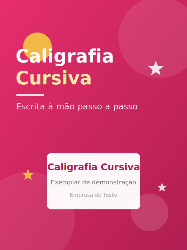 Caligrafia Cursiva