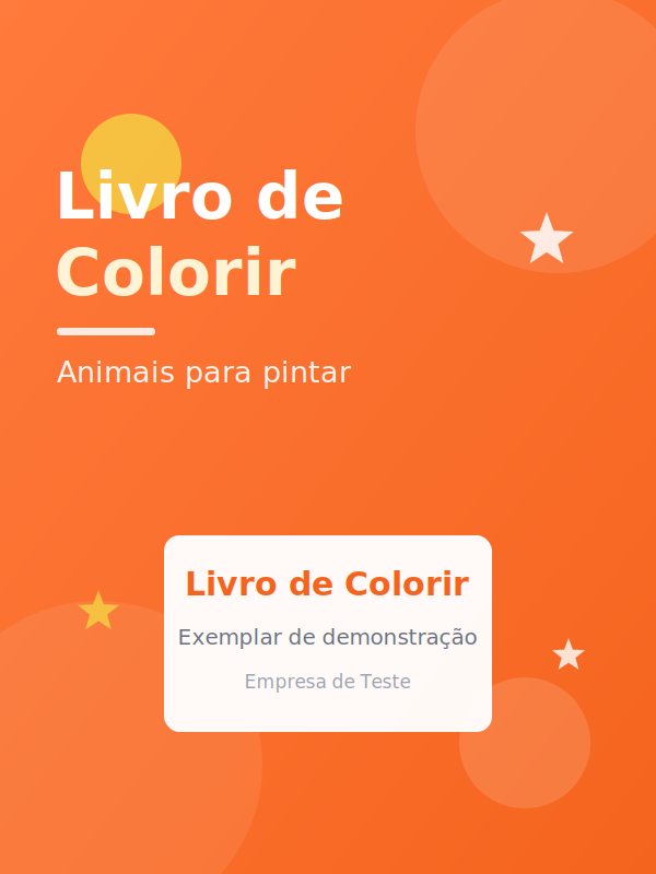 Livro de Colorir Animais